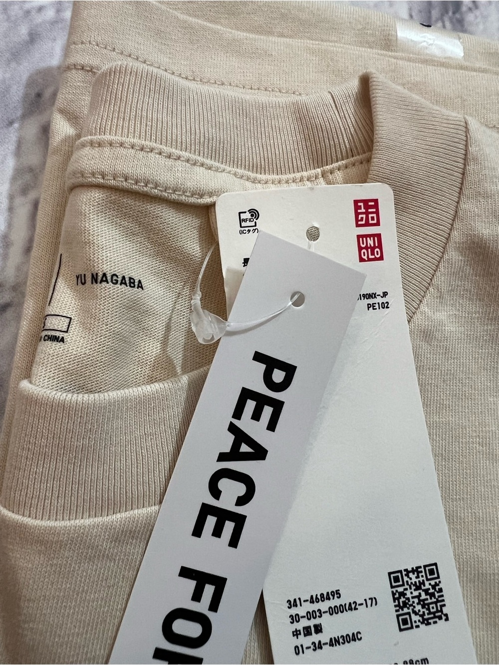 NWT Elliott Erwitt and Yu Nagaba Graphic Crew Neck T-Shirts - White and Cream - Picture 9 of 10